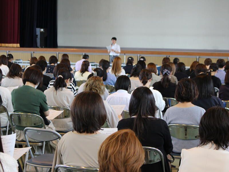 進路指導主事による進路講演